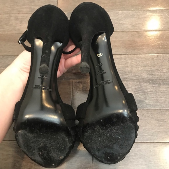 Ralph Lauren | Black Suede Heels - Picture 5 of 8